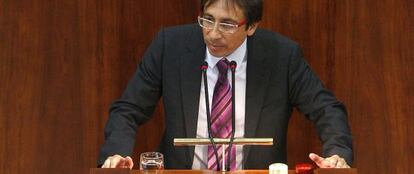 Ramón Marcos, durante su intervención.