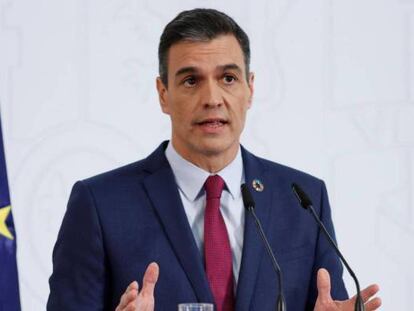 El presidente del Gobierno, Pedro Sánchez.