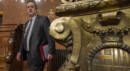 Joaquim Forn a l'Ajuntament de Barcelona.