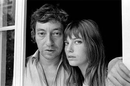 Serge Gainsbourg y Jane Birkin, en 1969.