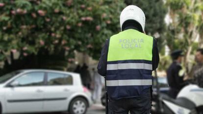 Un policía local, en una foto de archivo.