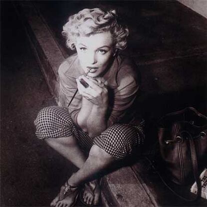 Una imagen de Marilyn Monroe perteneciente al libro <i>Marilyn íntima</i>, de Víctor Fernández.