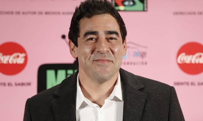 El actor Pablo Chiapella en los premios del festival MIM Series 2017, en Madrid.