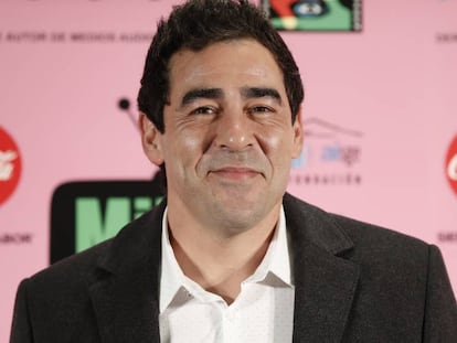 El actor Pablo Chiapella en los premios del festival MIM Series 2017, en Madrid.