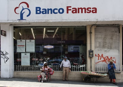 Una sucursal de Banco Famsa en Ciudad de México