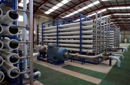 The Carboneras desalination plant in Almer&iacute;a province.