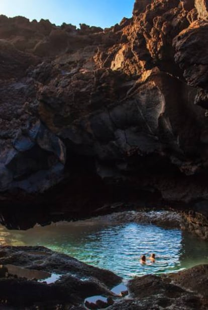 Charco Azul, en la isla de El Hierro.