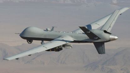 Imagen del MQ-9 Reaper, de la firma estadounidense General Atomics, que Defensa estudia adquirir.