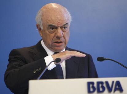 El presidente del BBVA, Francisco Gonzalez. 