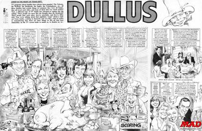 'Dullus', una de las historias centrales de la revista, firmado por Mort Drucker.