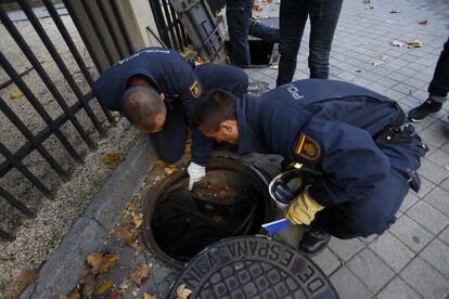 Diversos policies de subsòl registren els embornals, als voltants del Bernabéu.