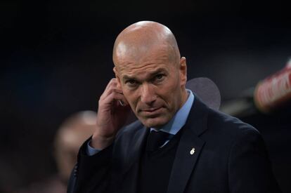 Zinedine Zidane, al Santiago Bernabeu.