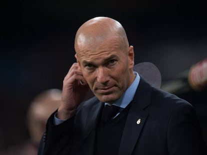 Zinedine Zidane, al Santiago Bernabeu.