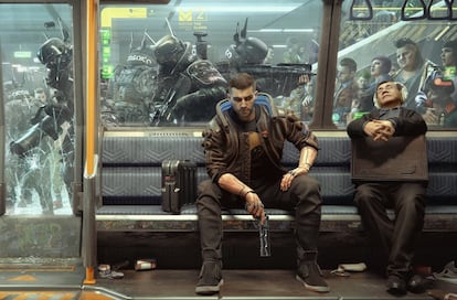 Imagen promocional de 'Cyberpunk 2077'.