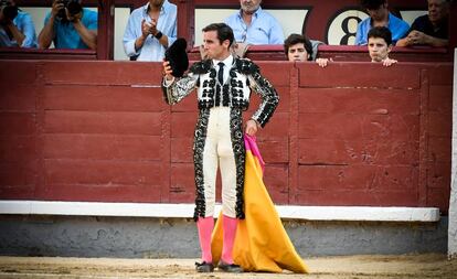 Juan Ortega, el pasado 15 de agosto en Las Ventas.