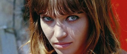 Anna Karina durante el rodaje de la película 'Pierrot le fou' (1965), de Jean-Luc Godard.