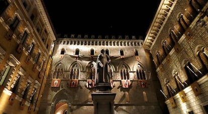 Sede del banco Monte dei Paschi, en Siena (Italia).