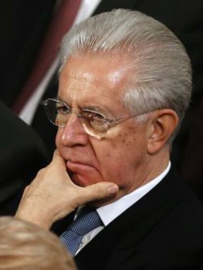 El primer ministro italiano en funciones, Mario Monti.