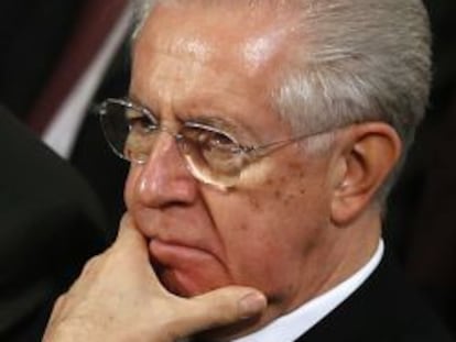 El primer ministro italiano en funciones, Mario Monti. 