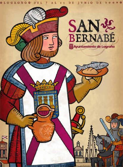Cartel de las Fiestas de San Bernabé 2009 de Logroño
