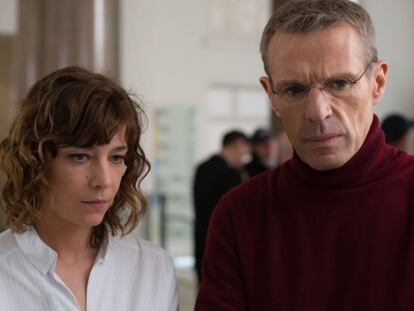 Célline Sallette y Lambert Wilson, en 'Corporate'.