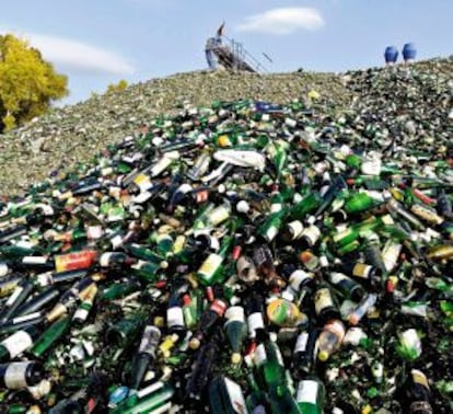 Planta de tratamiento de botellas en Koblenz (Alemania).