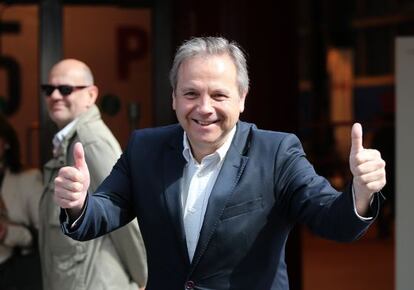 Socialist Madrid municipal leader Antonio Miguel Carmona in April.