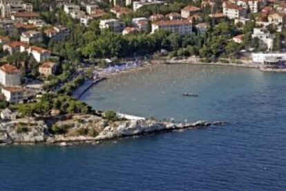 Playa de Bacvice, en Split.