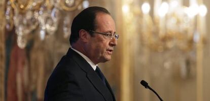 El presidente de Francia, Fran&ccedil;ois Hollande.
