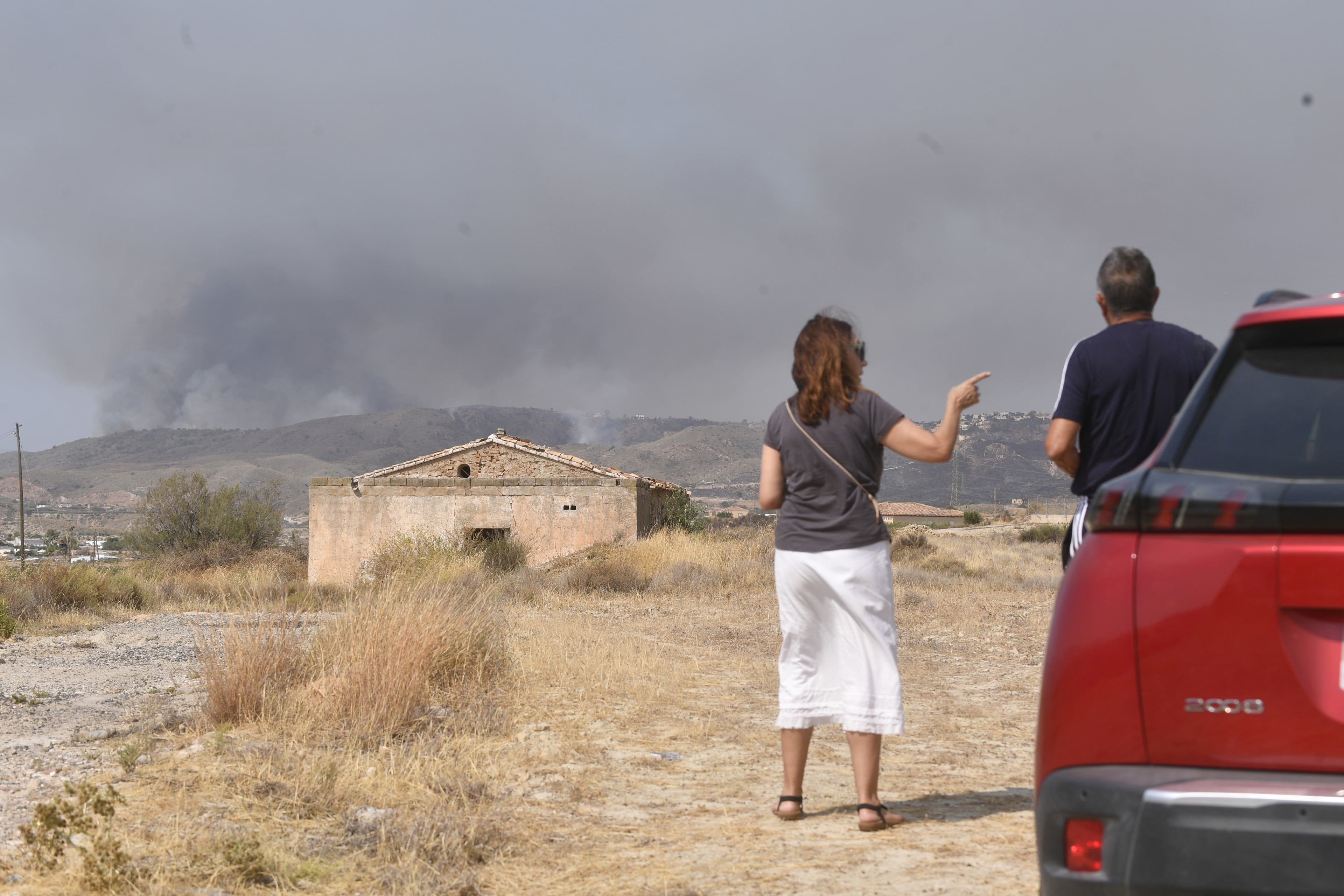 Qué hacer y qué no en caso de ser sorprendido por un incendio forestal como el de Los Gallardos