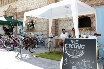 Mercado de bicicletas del ‘Festibal con B de bici’.