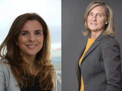 De izquierda a derecha: Ana García Fau y Marieta del Rivero, nuevas incorporaciones del Consejo Asesor de la Mutualidad de la Abogacía