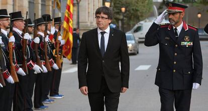 Puigdemont y Trapero, en una imagen de 2017.