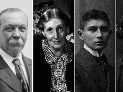 Conan Doyle, Virginia Woolf, Franz Kafka y Gustave Flaubert.