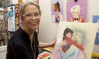 La dibujante Purita Campos en 2010.