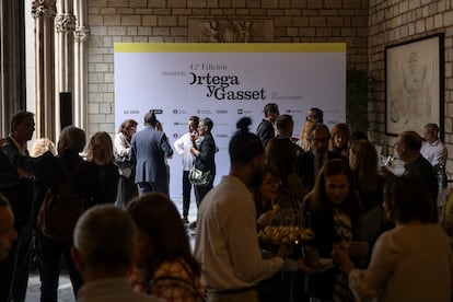 El cocktail en el Ayuntamiento de Barcelona tras la entrega de premios.