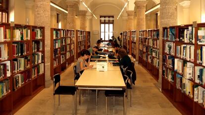 Una perspectiva de la Biblioteca Pública del Estado Pilar Faus, de Valencia, en una imagen de la web del Ministerio de Cultura.