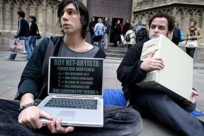 Roberto Gamero y Héctor Sánchez, integrantes de Xponja.