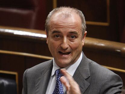 Miguel Sebastián, en el Congreso.