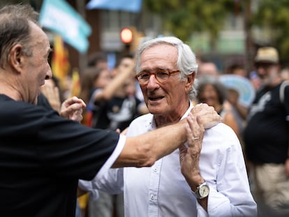 Xavier Trias, el pasado domingo en la manifestación de la Diada.