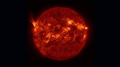 Imagen del Sol capturada por la sonda Solar Dynamics.