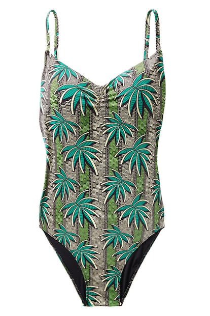 Con aro y estampado tropical de Women'secret (34,99 euros).