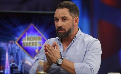 Santiago Abascal, en su visita a 'El Hormiguero'.