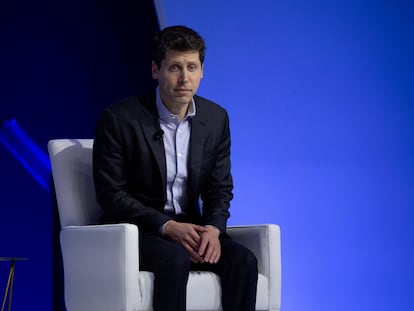 Former OpenAI CEO Sam Altman at a conference in San Francisco in November 2023.