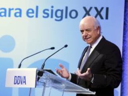 El presidente del BBVA, Francisco González. EFE/Archivo