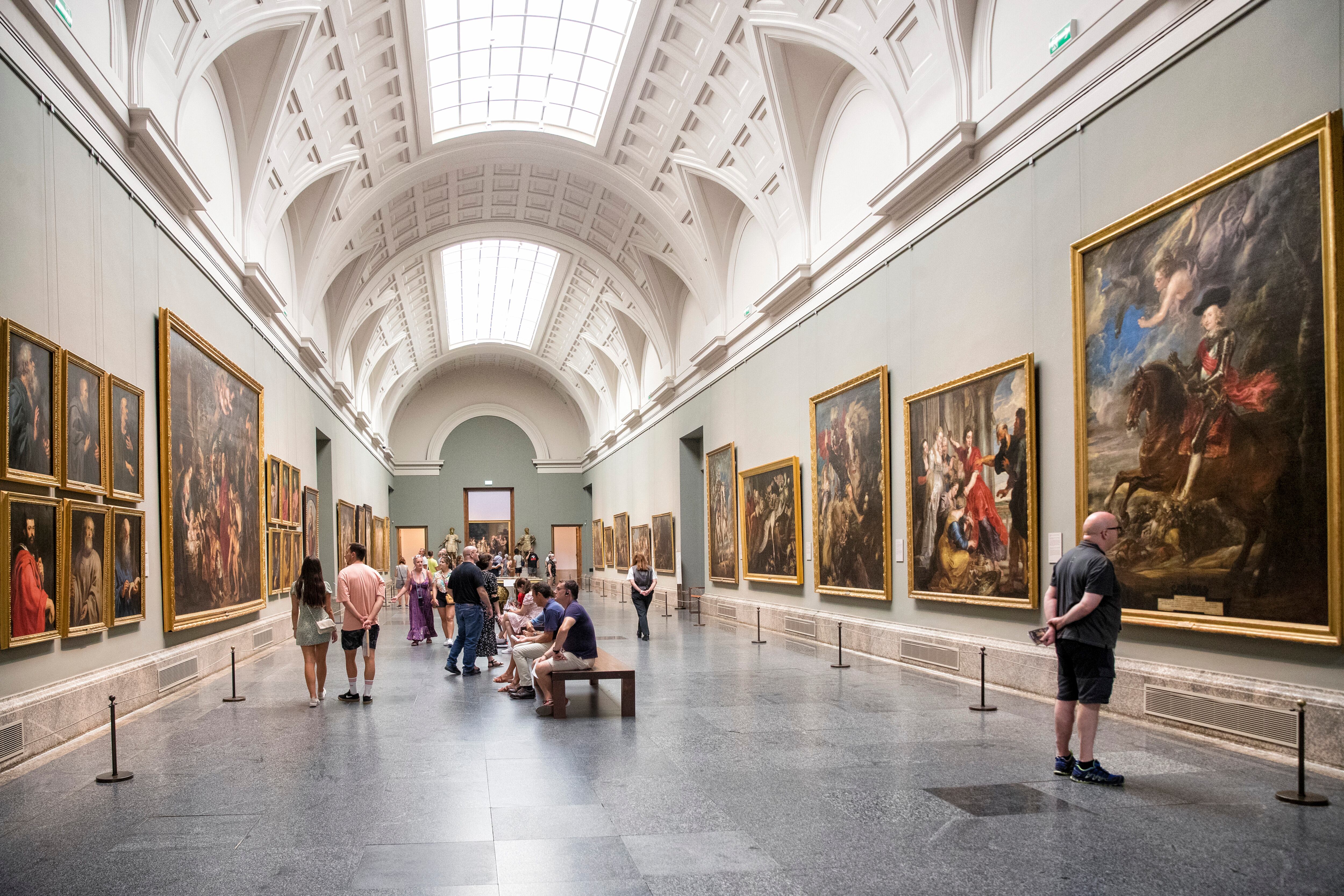 Interior del Museo del Prado en una imagen de 2022. 