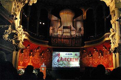 Centenario del nacimiento de Llus Carulla, fundador de Gallina Blanca, en el Palau de la Msica, en 2004.