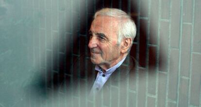 Charles Aznavour, cantante con más de 100 millones de discos vendidos.