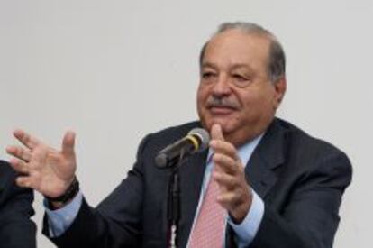 El mexicano Carlos Slim, propietario de Am&eacute;rica M&oacute;vil. 