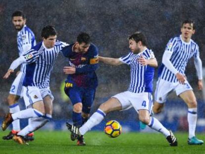 Messi y Luis Suárez, con un doblete, lidera el último reto de los de Valverde, que terminan la primera vuelta sin ninguna derrota